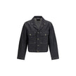 Black Cotton Denim Jacket