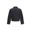 Black Cotton Denim Jacket