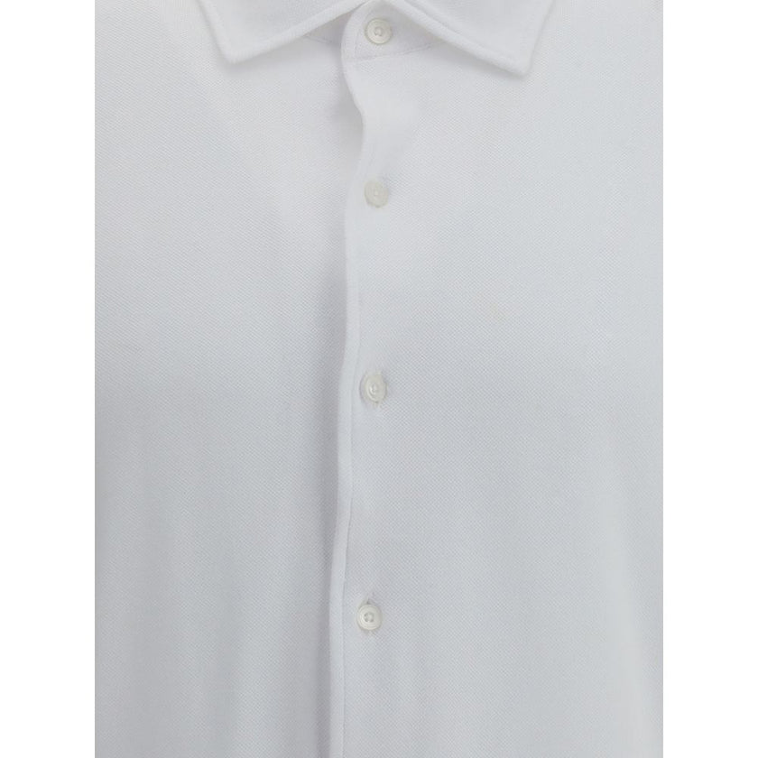 White Cotton Dress Shirt