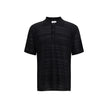Black Cotton Polo Shirt