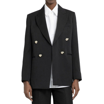 Black Virgin Wool Blazer