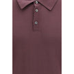 Purple Cotton Polo Shirt