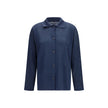 Blue Linen Cardigan