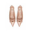 Beige Calfskin High Heel Pumps