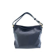 Blue Cowhide Clutch Bag