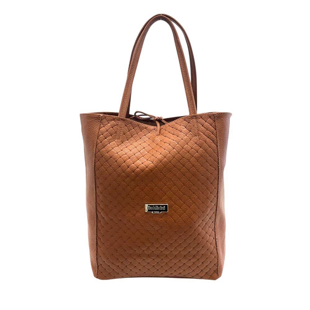 Brown Cowhide Clutch Bag