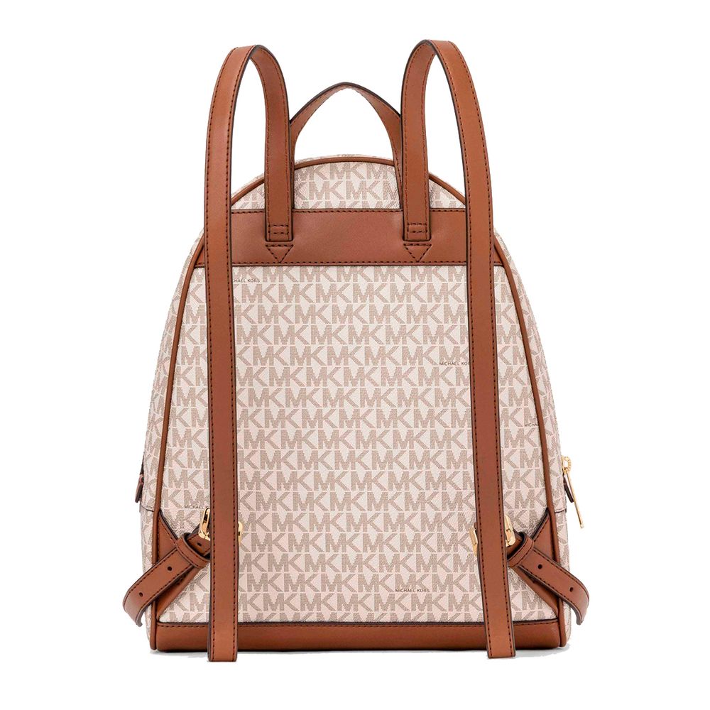 Beige Canvas Backpack