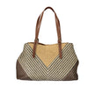 Brown Polyester Women's Bag