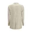 Beige Linen Blazer