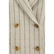 Beige Linen Blazer