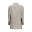 Beige Linen Blazer