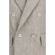 Beige Linen Blazer