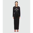 Black Cotton Casual Dress