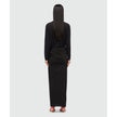 Black Cotton Casual Dress