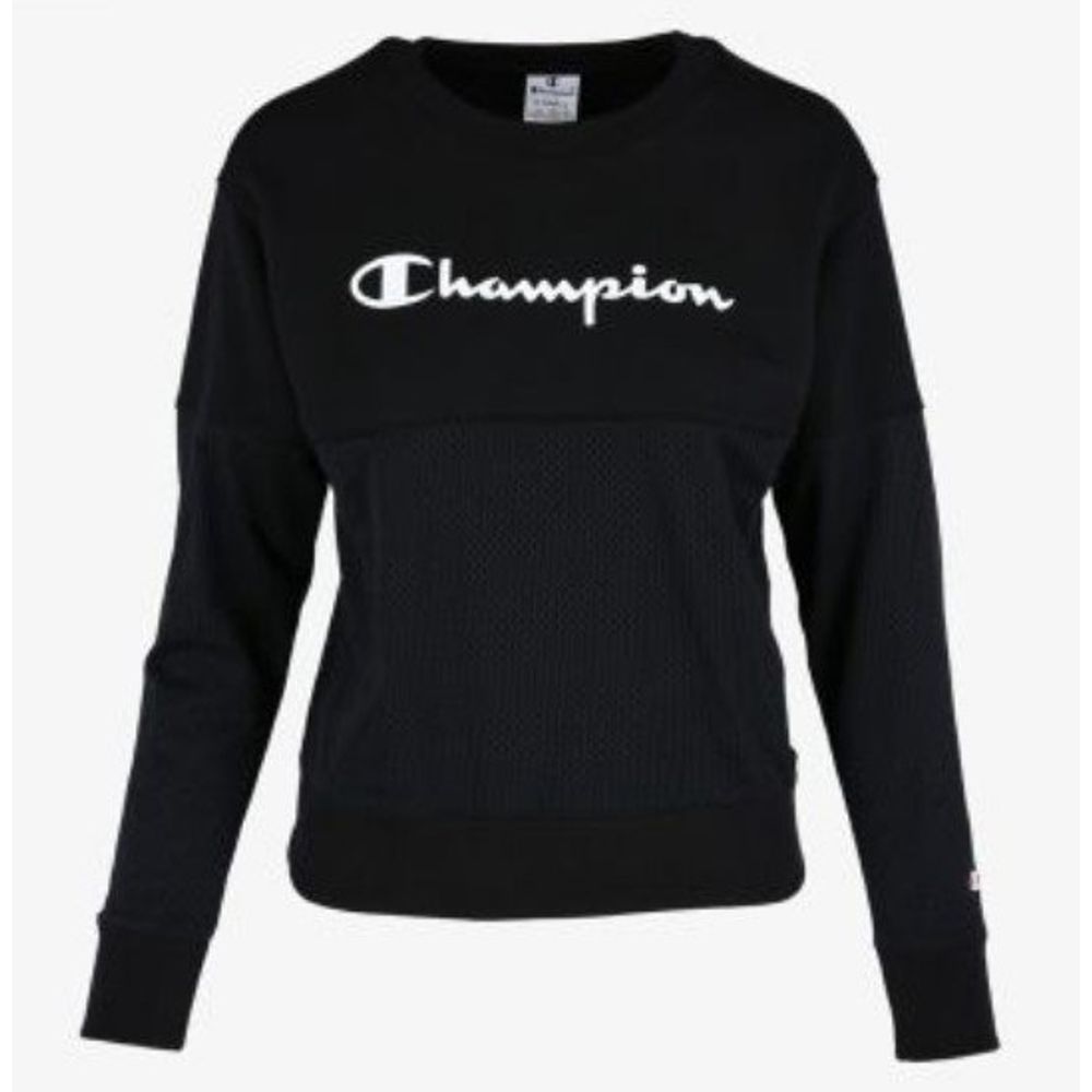 Black Cotton Sweatshirt