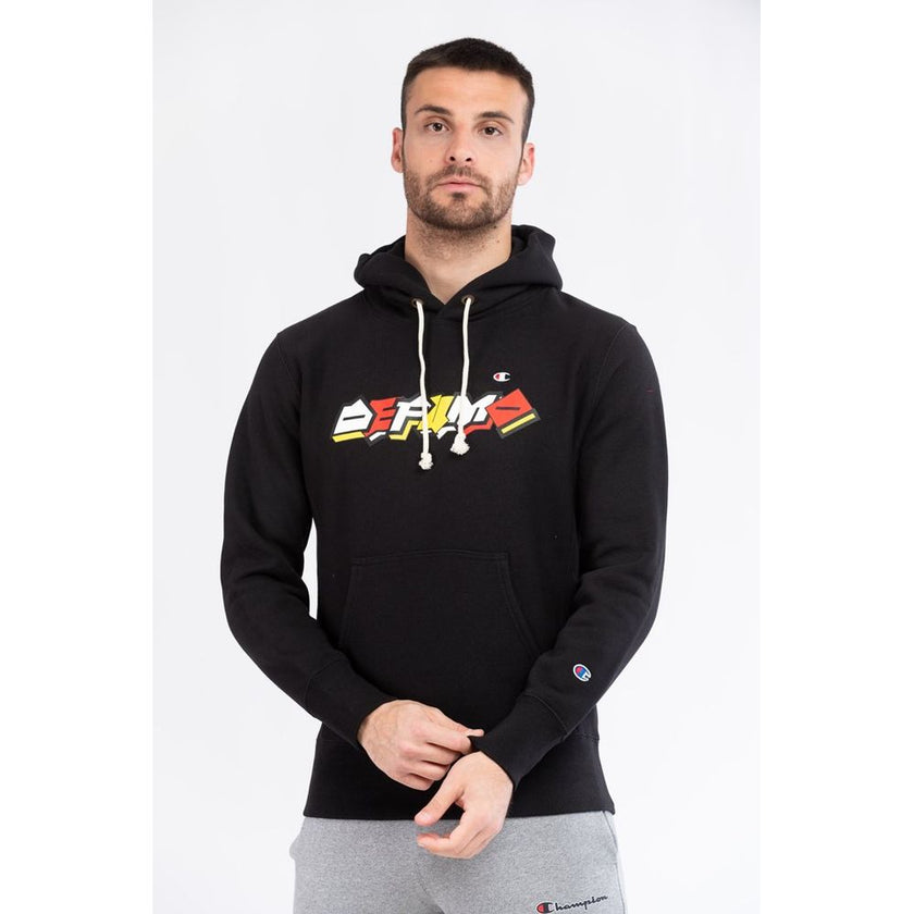 Black Cotton Sweatshirt