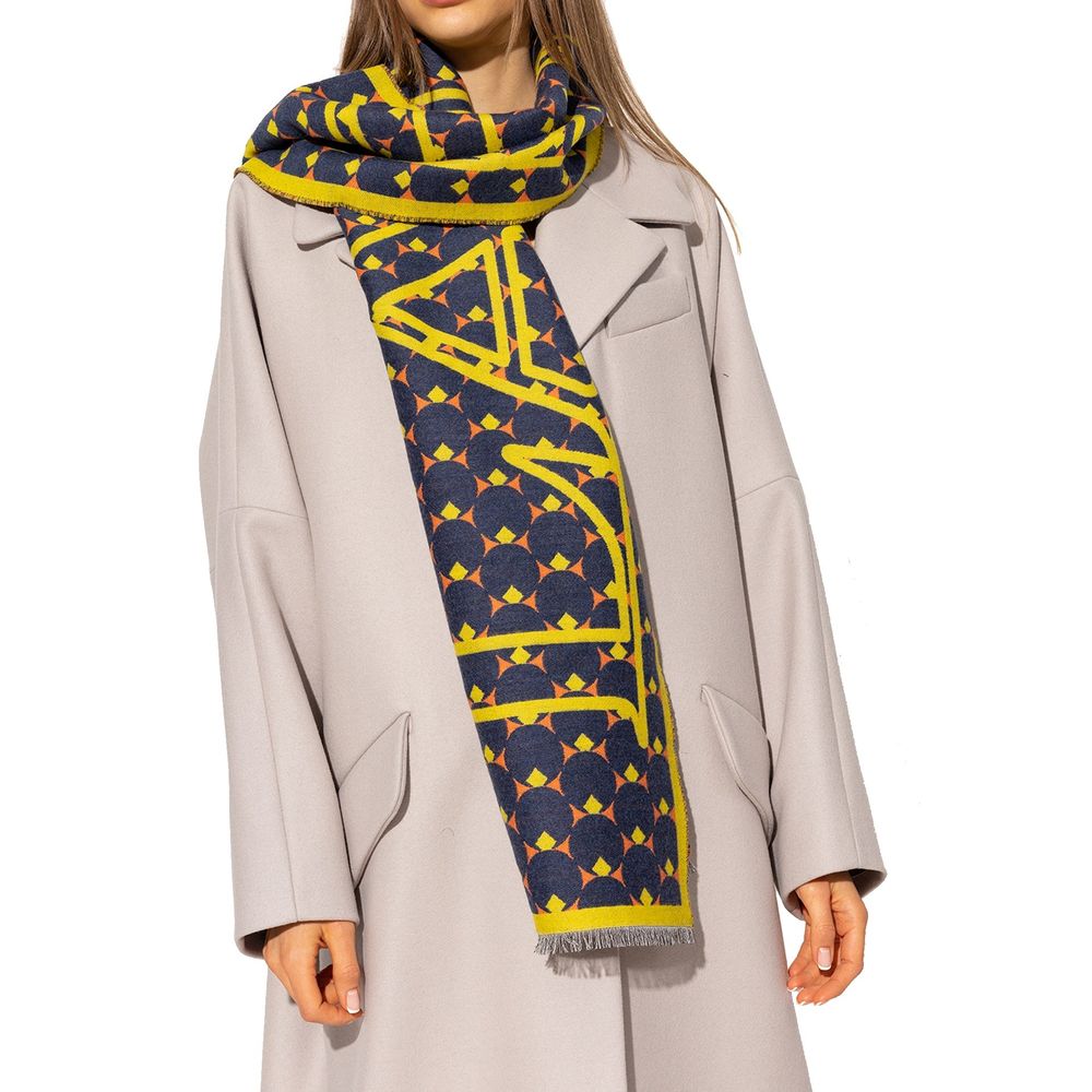 Blue Silk Scarf