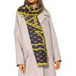 Blue Silk Scarf
