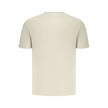 Beige Cotton Men T-Shirt