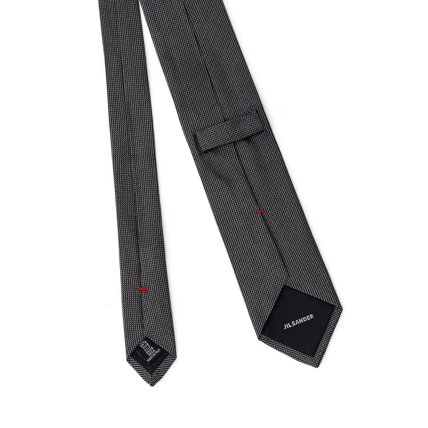 Gray Silk Tie