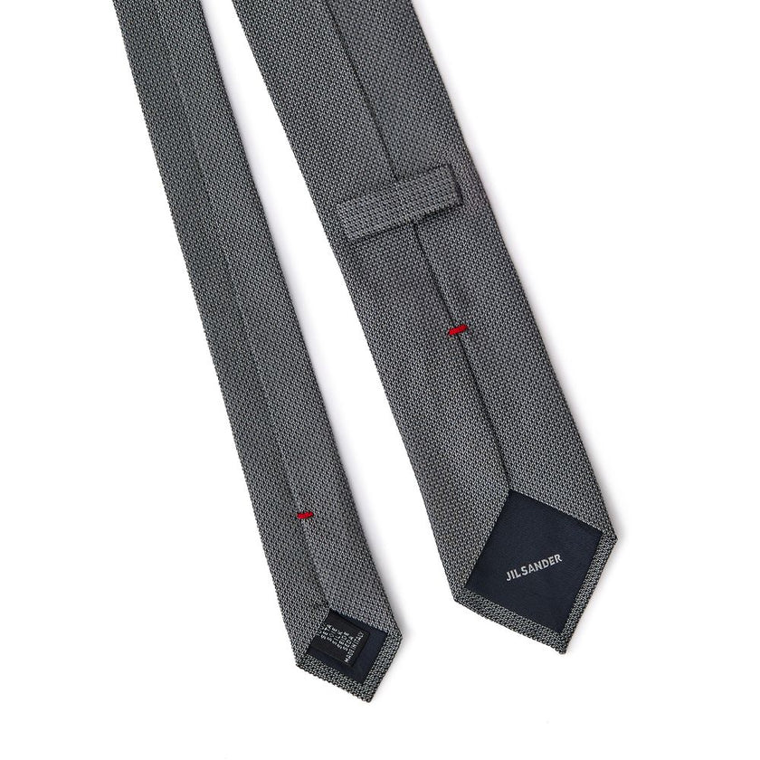 Gray Silk Tie