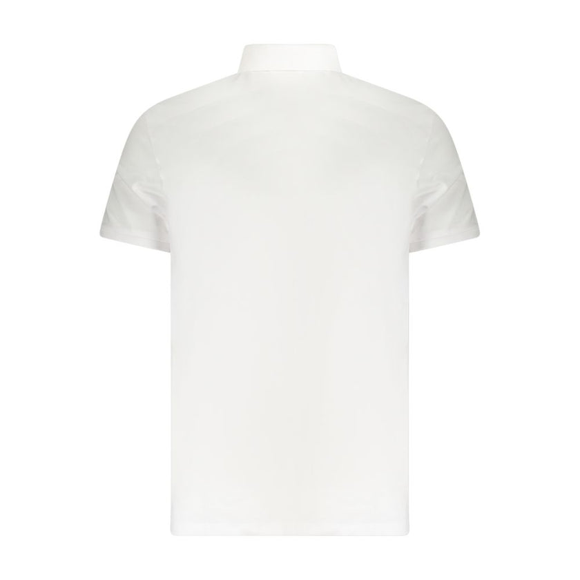 White Cotton Men Polo