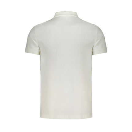 White Cotton Mens Polo Shirt
