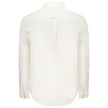 White Cotton Men Shirt
