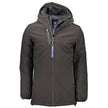 Black Polyester Jackets & Coat