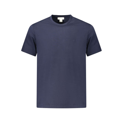 Blue Cotton Men's T-Shirt