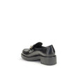 Black Calf Leather Bos Taurus Slip-On Loafers