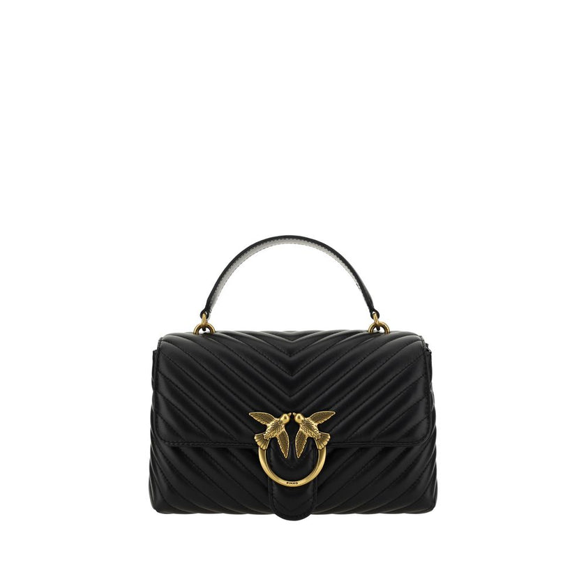 Black Calf Leather Bos Taurus Handbag