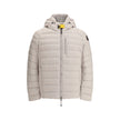 Beige Polyamide Full-Length Jacket