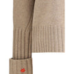 Beige Merino Wool Sweatshirt