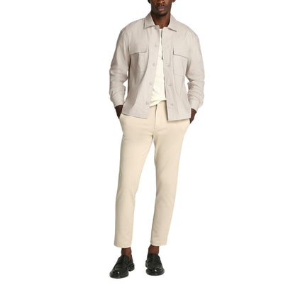 Beige Lyocell Coat
