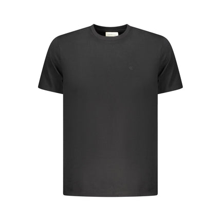 Black Cotton Men T-Shirt