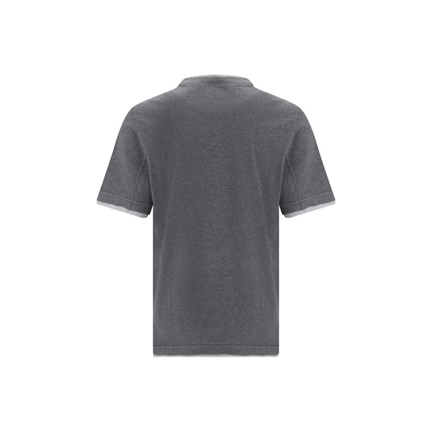 Gray Cotton T-Shirt
