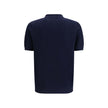Blue Cotton Polo Shirt
