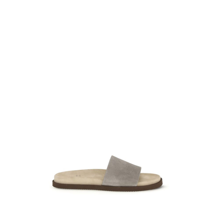 Gray Lamb Ovis Aries Aries Sandals