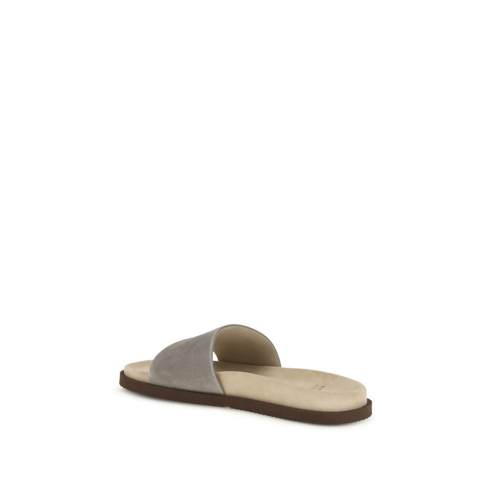 Gray Lamb Ovis Aries Aries Sandals