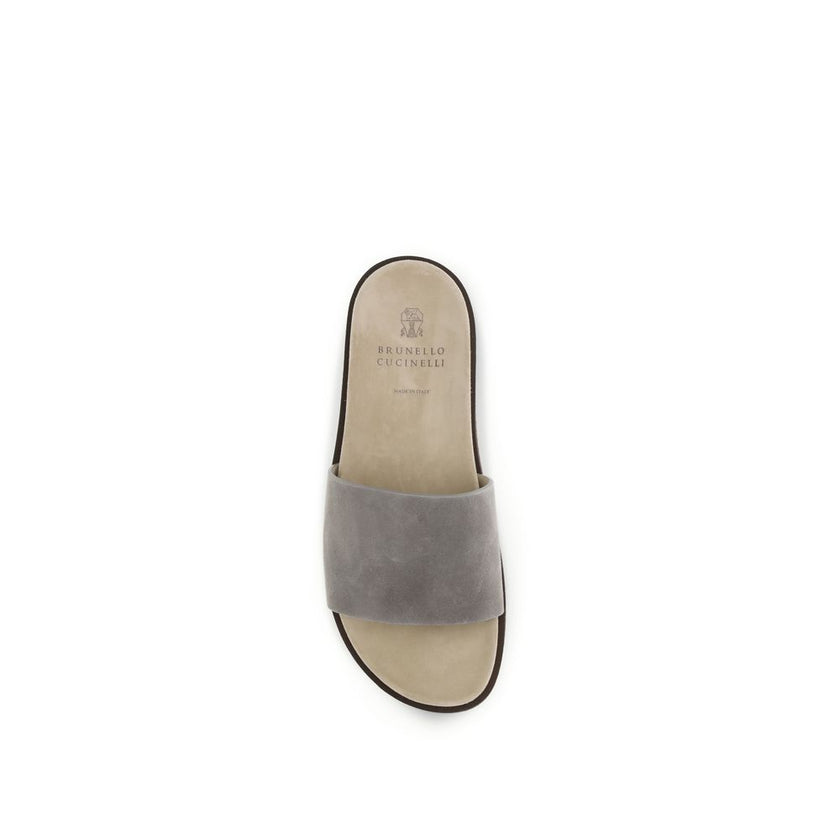 Gray Lamb Ovis Aries Aries Sandals